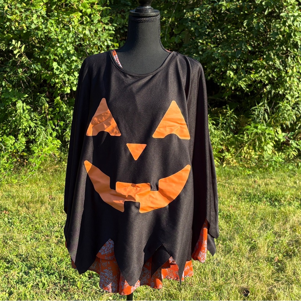 Halloween Pumpkin Face Women's Top
